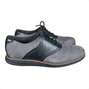 COLE HAAN Nubuck & Leather Grand Oxford Shoes